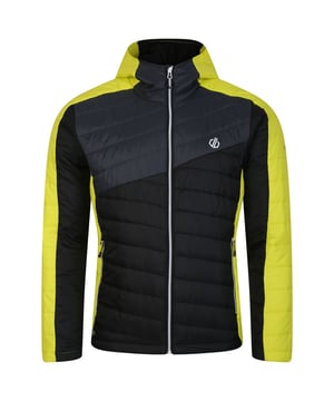 Materiaal: 100% polyester. Stof: Iloft Ecofill, Ripstop. Ontwerp: Kleurenblok, Logo, Quilted. Stof Technologie: Hoge Warmte. Halslijn: Kap, staande kraag. Mouwtype: Met lange mouwen. Eigenschappen van de kap: Grown On Hood, Stretch Binding. Zakken: 2 Zijzakken, Rits. Bevestiging: Volledige ritssluiting. Zoom: Gedeeltelijk Elastisch.