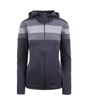 This Asics Seamless Full Zip Hoodie is crafted with full zip fastening and long sleeves with monkey thumbs for a secure fit. It features a hooded neckline and two hand pockets for a classic look. This hoodie is a lightweight construction designed with a signature logo and is complete with Asics branding.