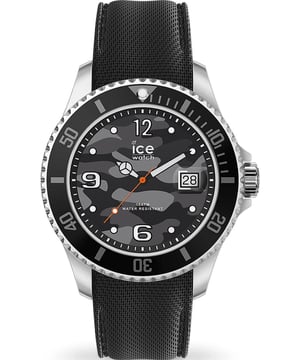 This Ice Watch Steel Analogue Watch for Men is the perfect timepiece to wear or to gift. It's Silver 48 mm Round case combined with the comfortable Black Silicone will ensure you enjoy this stunning timepiece without any compromise. Operated by a high quality Quartz movement and water resistant to 10 bars, your watch will keep ticking. This watch is great with both casual and dressy wear, this watch will always attract attention to your wrist! Comes with a Turn-able bezel. The watch has a Calendar function: Date, Luminous Hands, Luminous Numbers. High quality 21 cm length and 22 mm width Black Silicone strap with a Buckle. Case diameter: 48 mm, case thickness: 14 mm, case colour: Silver and dial colour: Grey.