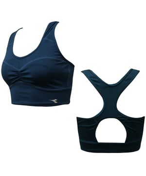 Diadora unterstützende Frauen Marine Sport Bra