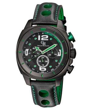 Giulio romano: reloj negro pescara para hombre