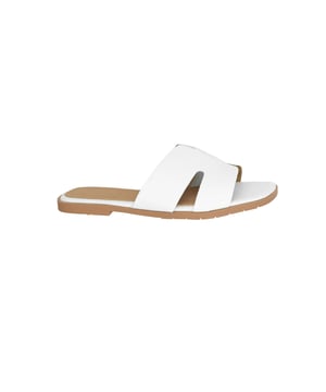 Boven: PU (Polyurethaan). Buitenzool: Synthetisch. Wreefband, Zachte stoffen banden. Vlakke. Ontwerp: Eenvoudig. Teenstijl: Open. Sluiting: Slip-on.