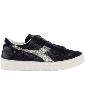 Zapatillas Diadora Montecarlo Glitter Dirty con cordones negras sintéticas para mujer 201.174785_01_60065