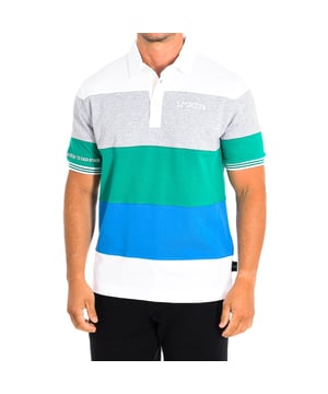 Short Sleeve Polo La Martina.
 Color Multicolor
 Ideal to complete a casual and modern look.
 Contrasting lapel collar.
 Medium button closure on the front.
 Embroidered logo on the upper front.
 Seams seen in tone.

 Composition: 100% Cotton.

 - Wash maximum at 30ºC.
 - Iron at medium temperature, max. 110ºC.
 - It does not allow the use of a dryer.
 - Do not bleach.
 - Does not admit dry cleaning.
 Composition: 100% cotton.
 Care:
- Wash maximum at 30ºC.
 - Iron at medium temperature, max. 110ºC.
 - It is not allowed to use a dryer.
 - Do not use bleach.
 - Does not support dry cleaning.