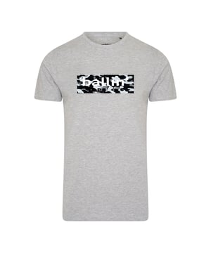 Camo Block Shirt von Ballin Est. 2013 in der farbe Grau und in größe L.