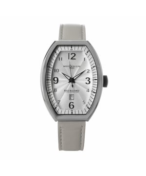 Montres De Luxe 09EX-LAS-8300 - Reloj para mujer cuarzo acero inoxidable• material: acero inoxidable• cristal: minèral• pulsera: cuero• correa: plateado• resistencia al agua: 90 m (9 ATM)• tamaño de la caja: 39 mm