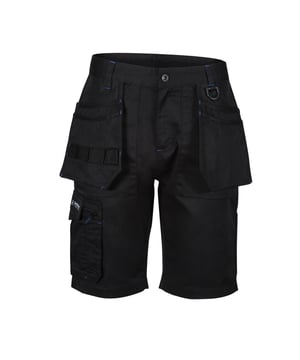 65% Polyester, 35% Stoff. GSM (Gramm pro Quadratmeter): 245. Design: Logo, Unifarben. Taschenart: Halfter-Tasche, 2 Vordertaschen, Cargo-Stil, Geknöpft, 2 Taschen hinten, Werkzeug, Eine Handytasche. Knopfverschluss, Reißverschluss vorn. Gewebetechnik: langlebig, Wasserabweisend. Verstärkte Nähte, Dreifach-Naht, wasserabweisend.