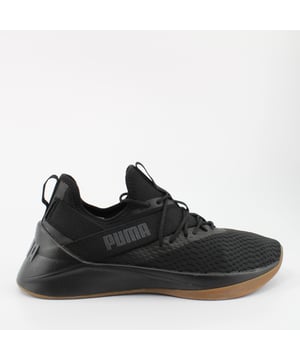 PUMA JAAB XT Summer Black Textile Mens Lace Up Trainers 192482 01