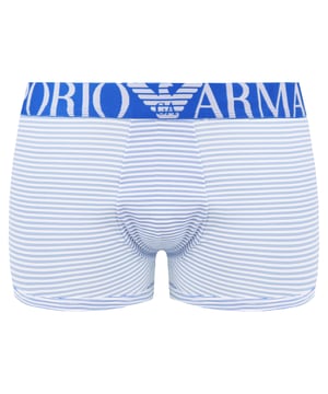 Emporio Armani Comfort Mikrofaser Blau Weiß Herren Boxershorts 111676 8P535 12210