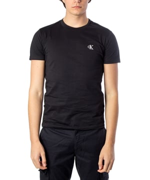 Brand: Calvin Klein Jeans
Gender: Men
Type: T-shirts
Season: Spring/Summer

PRODUCT DETAIL
• Color: black
• Pattern: print
• Fastening: slip on
• Sleeves: short
• Neckline: round neck

COMPOSITION AND MATERIAL
• Composition: -100% cotton 
•  Washing: machine wash at 30°
