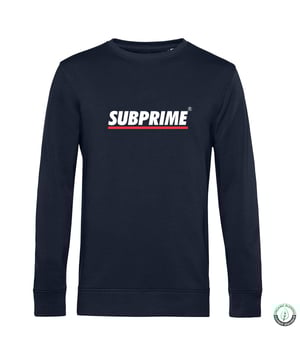 Heren sweater van het merk Subprime. De Sweaters van Subprime zijn gemaakt van 80% organisch katoen en 20% gerecycled polyester, goed voor mens en natuur! Het zachte katoen zorgt voor een heerlijk draagcomfort. De Sweater heeft een normale pasvorm.  Merk: SubprimeModelnaam: Sweater StripeCategorie: heren SweaterMaterialen: organisch katoen, gerecycled polyesterKleur: navy
