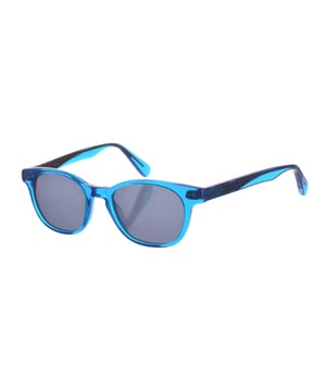 Gafas de sol Pedrera.
Gafas de sol Zen con montura de acetato.
Color Azul
Forma pantos.
Lentes de color Gris
Patillas de acetato.
100% Protección UV. 
Incluye una funda neutra de tela.

Medidas:  Alto lente: 40 mm
Ancho lente: 47 mm.
Puente: 18 mm.
Patillas: 145 mm.


Limpieza y manutención:
-Limpiar las gafas con agua y jabón (neutro).
- No utilice paños sucios o abrasivos, que puedan alterar las características de los filtros.
- Utilice solo accesorios y repuestos originales.