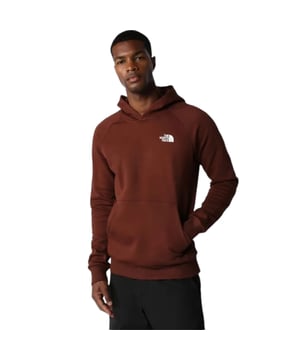Keep yourself comfortable with this practical hooded sweatshirt. With ribbed cuffs and hem to keep you warm, the Raglan Red Box hooded sweatshirt offers practicality without sacrificing style. The kangaroo pockets keep your hands warm and provide ample space to store your phone and keys. The water-based rectangular print of the logo on the back completes the true North Face® look. 100% Cotton!