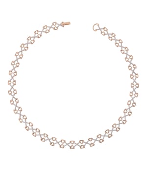 This dazzling Necklace for Women from Orphelia  is the perfect gift to spoil yourself or a loved one. The Necklace is made out of 925 Sterling Silver, colored Silver/Rose at Length: 43 cm weighing in at 30.1 grams. The Orphelia Women's 925 Sterling Silver Necklace - Silver/Rose ZK-7212 is delivered in a stunning gift box and carries a two year warranty.