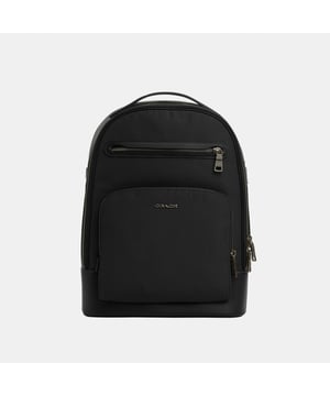 Ethan Backpack in Mixed Material Length 32.0cm,  Width 13.5cm, Height 42.0cm