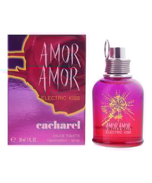 Amor Amor Electric Kiss is a Chypre Floral fragrance for women, which was created by Dominique Ropion and Fanny Bal, and launched in 2019 by Cacharel. The fragrance has top notes of Rhubarb and Pink Pepper; heart notes of Rose and Jasmine Sambac; and base notes of Patchouli and Amberwood. The scent opens with a burst of sour yet juicy and fresh fruity notes before hitting the heart of the fragrance and evolving into a creamier and and well blended scent that's perfect for the summer time.