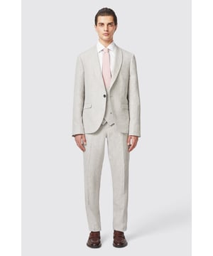 The Claremont is the latest addition to the Twisted Tailor Spring/Summer collection and is your new go-to summer suit. Cut to perfection and a contemporary fit, this 3-piece linen suit can take you from day to night. The Claremont is guaranteed to smarten up your look whilst keeping you cool on those hot summer days. The jacket features a shawl lapel, straight flap pockets and kissing buttons on the sleeves. Pair the jacket with the matching trouser and waistcoat to complete the full look.