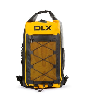 Filling Material: 80% EVA, 20% Polyester. Shell: Polyester, PVC Coated. Design: Contrast. Fabric Technology: DLX, Waterproof. Adjustable Sternum Strap, Bungee Straps, Carry Handle, Daisy Chain Webbing, Padded Back, Roll Top, Shoulder Strap. Compartments: 1 Main Compartment. Pockets: 1 Front Pocket, Zip, 1 Side Pocket, Mesh Lined. Capacity: 26L.