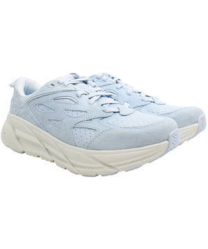 Experience the perfect blend of style and performance with the Hoka One Clifton L Unisex Trainers. These trainers are engineered to provide exceptional comfort, support, and durability, making them an ideal choice for both casual wear and athletic activities. 
Key Features: 
- Superior Cushioning: 
Featuring Hokaâ€™s signature full-compression EVA midsole, the Clifton L offers plush cushioning that absorbs impact and provides a smooth, comfortable ride. 
- Lightweight Construction: 
Despite their robust cushioning, these trainers are remarkably lightweight, reducing fatigue and allowing for effortless movement. 
- Breathable Upper: 
The upper is crafted from high-quality materials, including breathable mesh and synthetic overlays, ensuring optimal airflow and keeping your feet cool and dry. 
- Enhanced Stability: 
The Clifton L boasts a broad base and a strategically designed outsole that enhances stability and provides excellent traction on a variety of surfaces. 
- Stylish Design: 
With a sleek and versatile design, these trainers are perfect for both athletic and everyday wear. The clean lines and modern aesthetics make them a stylish addition to any wardrobe. 
- Adaptive Fit: 
The trainers feature a supportive, adaptive fit with a padded collar and tongue, along with a secure lace-up closure that ensures a snug, personalized fit. 
- Unisex Appeal: 
Designed to cater to both men and women, the Clifton L trainers offer a versatile fit and style that complements a wide range of tastes and preferences. 

Ideal for runners, gym-goers, or anyone seeking a comfortable and stylish trainer, the Hoka One Clifton L Unisex Trainers deliver on all fronts with their exceptional cushioning, lightweight feel, and contemporary design.