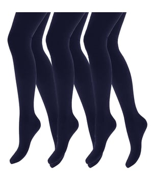 Wir präsentieren das Girls Heat Holders Thermal Tights 3er-Pack! Dieser Vorteilspack enthält 3 Paar superweiche und warme Strumpfhosen, die sie in den kälteren Monaten schön warm halten. Sie bieten alles, was man braucht, um sie in den kältesten Zeiten schön warm zu halten. Heat Holders: die einzige Wahl für ultimative Wärmeleistung! Diese superwarmen, kuscheligen Heat Holders Thermostrumpfhosen schützen Ihre Kleinen mit ihrem fortschrittlichen Isoliergarn - dieses hochwertige Garn verleiht diesen Strumpfhosen eine leistungsstarke Isolierung gegen die Kälte. Diese Strumpfhosen haben außerdem einen Tog-Wert von 0,52. Die Strumpfhose ist in Schwarz erhältlich und passt zu jedem Outfit, von der Schuluniform bis zum Spielkleid und allem, was dazwischen liegt. Und das Beste daran? Der Komfortzwickel sorgt dafür, dass sie sich frei bewegen kann und trotzdem warm und gemütlich bleibt. Ein weiteres großartiges Merkmal dieser Strumpfhose, das für ultimativen Komfort sorgt, ist ihre weich gebürstete Innenseite. Diese maximiert die Menge an warmer Luft, die nahe an der Haut gehalten wird, und hält Beine und Zehen länger warm! Diese Strumpfhose ist in Schwarz erhältlich, besteht aus 93% Polyester und 3% Elastan und ist in 4 Kindergrößen erhältlich: 5-6 J., 7-8 J., 9-10 J. & 11-13 J. Sie sind maschinenwaschbar.