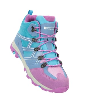 Upper: Mesh, Synthetic. Lining: Mesh. Insole: Cushioned. 5 Eyelets. Fabric Technology: Breathable, Durable. Moulded Footbed, Padded Ankle, Padded Tongue, Pull Tab. Flat. Cut: Mid Cut. Design: Colour Block, Logo. Sole Features: Extra Stability, Hardwearing. Fastening: Lace Up, Slip-on.