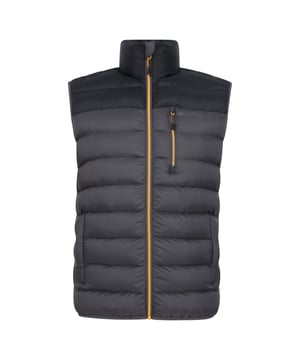 Vulling: Microvezel. Ontwerp: Logo, Quilted. Stoftechnologie: DWR Finish, Isotherm, PFC-vrij, Waterafstotend. Gewatteerd. Mouwtype: Mouwloos. Halslijn: Staande Kraag. Zakken: 2 Zijzakken, 1 Borstzak, Rits. Bevestiging: Volledige ritssluiting. XS: 35 in. S: 38 in. M: 40 in. L: 44 in. XL: 47 in. XXL: 50 in. 3XL: 53 in.