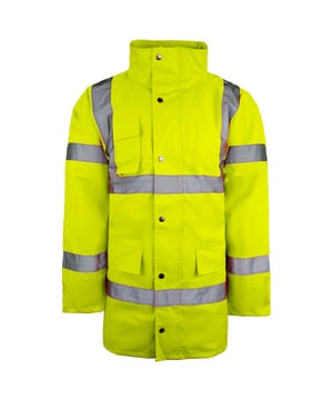 Capucha con cable de dibujo oculto debajo del collar
Impermeable con costuras cosidas y soldadas en cinta
Dos tiras de visibilidad de 5 cm alrededor del cuerpo
Dos bolsillos de inserción externa con aletas
Un bolsillo interno
Un bolsillo de mapa con cremallera oculto detrás de Stormflap
Puños de punto oculto
Cierre de plástico de dos vías pesados
Flap de tormenta de longitud completa
Bolsillo de teléfono móvil externo