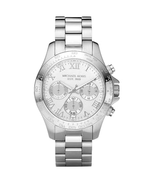 Michael Kors Dameshorloge Kwarts Zilver• Materiaal kastdeksel: Roestvrij staal• Soort glas: Mineraal• Materiaal Band: Roestvrij Staal• Kleur kast: Zilver• Waterdichtheid: 100 m (10 ATM)• Diameter: 40 m