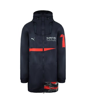 Puma Red Bull Racing RCT Lange Mouw Zip Up Navy Blauw Heren Long Jacket 577760 01