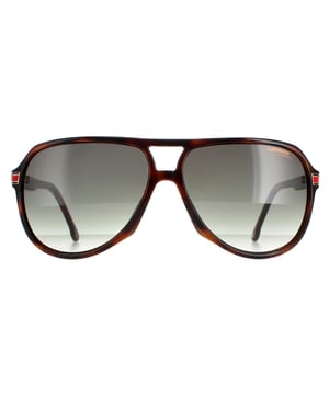 Las Carrera Aviator unisex Havana Green Gradient 1045/s 1045/s son un elegante estilo de barrilete cuadrado con el clásico look de doble puente. El núcleo metálico de las patillas se transparenta a través del acetato para mostrar la gran durabilidad de estas fantásticas gafas de Hugo Boss.