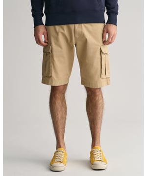 These GANT cargo shorts are crafted from a stretchy cotton blend with a sturdy twill weave. Tailored for a comfortable relaxed fit, they boast a mid-rise waist and feature practical details like a button front closure with corozo buttons. The shorts come with an array of pockets, each designed with cargo and utility-inspired features for added functionality.



Relaxed fit
Mid rise
Comfort stretch
Corozo buttons
GANT logo embroidered above back pocket

 Shell - 98% Cotton, 2% Elastane, Pocket Lining - 100% Cotton 

205069
 


 