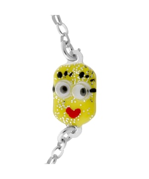 Dieses schillernde Kinderarmband von Orphelia ist das perfekte Geschenk, um sich selbst oder einen geliebten Menschen zu verwöhnen. Das Armband ist aus 925 Sterlingsilber gefertigt, silberfarben, hat eine Länge von 17 cm, wiegt 1,8 Gramm und ist an der breitesten Stelle cm breit. Das Orphelia-Kinderarmband „Minion“ aus 925 Sterlingsilber – Silber ZA-7135/2 wird in einer atemberaubenden Geschenkbox geliefert und hat eine zweijährige Garantie.