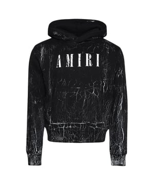 Black Amiri Hoodie, Regular Fit, Fits True To Size, 100% Cotton, Made in USA, Ribbed Sleeve and Waist Endings, Hoodie, Black Hoodie, Streetwear