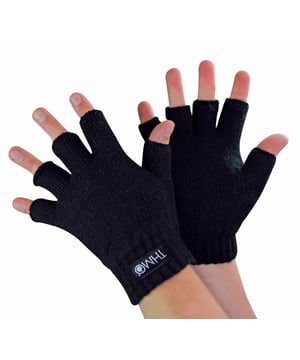 Are your kids always complaining about how cold their hands are when playing in the winter? Well, we have the solution for you! Kids THMO Fingerless Gloves with thinsulate lining are the perfect accessory for your little one's winter adventures! They’re all they need to keep their hands warm and protected even during those snowball fights. We've created these Fingerless Gloves to keep your little ones warm, cozy and happy as they play. They're made out of 100% acrylic material and have 3M Thinsulate lining on the inside so they'll stay warm even in sub-zero temperatures. Thinsulate is well known for keeping you warm and is considered one of the most effective linings. The purpose of the lining is to hold warm air inside the gloves and to keep the hot air close to your skin. They also feature a secure cuff at the wrist to keep them from falling off while your child is running around outside having fun with their friends or family. The THMO logo badge is on the cuff, separating your glove fashion from the rest. Remember... BE WARM, THINK THMO. They are available in Black and come in 4 size options: 6-7 Years, 8-9 Years, 10-11 Years & 12-13 Years. They are 100% Acrylic and are Machine Washable.
