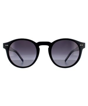Tommy Hilfiger Ópticas Ovaladas Unisex Azul Oscuro con Gradiente Gris 90041091 Las gafas Tommy Hilfiger son un impresionante estilo ovalado fabricado en acetato ligero. El puente en forma de llave y los detalles precisos en los remaches aseguran un aspecto elegante. El logo de Tommy Hilfiger aparece a lo largo de las patillas para autenticar la marca.