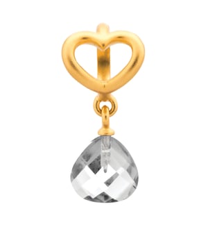 Clear crystal dropThe charm is designed to sit snug against the bracelet allowing you to design your bracelet and the charms to sit precisely where you chooseThis product comes in luxury Endless Jewelry branded packaging • Jewellery Box Not Guaranteed