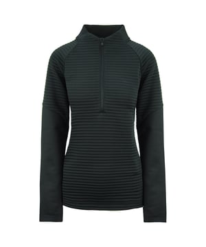 If rainy conditions and cooler temperatures can’t keep you off the course, then this is bound to become your go-to second layer. It’s water-resistant, super soft, and its unique spacer construction traps in heat without weighing you down or restricting your swing.  
Fitted: Next-to-skin without the squeeze 
Smooth, spacer fleece constructed with internal air pockets to trap added warmth without sacrificing breathability 
Double-knit insulation panels are soft but pack incredible warmth 
Material wicks sweat & dries fast 
Stretch panels at shoulders for added mobility 
Open hand pockets 
Low-profile collar