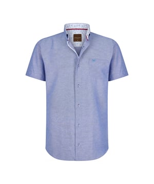 Korte Mouw Royal von Cappuccino Italia in der farbe Blau und in größe S.