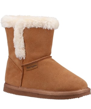 Upper: Suede. Lining: Faux Fur. Outsole: Flexible, TPR. Hardwearing, Lightweight. Flat. Design: Label, Logo, Plain. Fastening: Slip-on. Style: Standard/Classic.