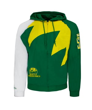 Mitchell & Ness Haaientand capuchonjas Seattle Supersonics BA57PH SSU