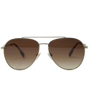 Burberry Carmen BE3128 110913 Silberne Sonnenbrille. Glasbreite = 58 mm, Nasenstegbreite = 14 mm, Arm Länge = 145 mm. Burberry Silberne Sonnenbrille. Hochwertiges Etui und Reinigungstuch sind im Lieferumfang enthalten. 100% Schutz gegen UVA- und UVB-Strahlen und entspricht dem britischen Standard EN 1836:2005. Burberry Carmen BE3128 110913 Sonnenbrille.