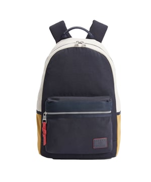 Rucksack Tommy Jeans Mochila Farbblock Herren Blau Polyester. Authentisches Gepäck der Marke Tommy Jeans - Streetwear/Sportswear-Design von Tommy Jeans - Tommy Jeans für Männer, modisch, perfekt für den Alltag - Rucksack Tommy Jeans in Blau passt perfekt zu Ihrer Garderobe - bequemer Polyesterstoff - klassisch - Farbblock-Mochila -