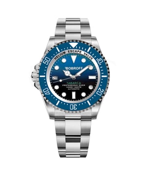 Bobroff BF0003iba - Reloj para hombre automático acero inoxidable• material: acero inoxidable• cristal: saphir• pulsera: acero inoxidable• correa: plata negro• resistencia al agua: 1000 m (100 ATM)• tamaño de la caja: 44 mm
