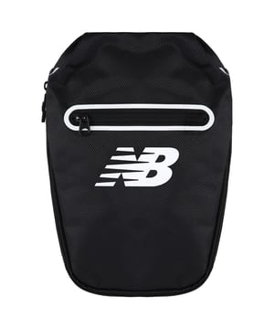 Durable Construction:  The shoe bag is likely crafted from durable materials to withstand the rigors of sports and outdoor activities. The use of quality materials ensures longevity and protection for your footwear.

 Black Colorway:  The bag comes in a classic black color, offering a sleek and versatile option that complements various athletic gear and styles.

 New Balance Logo:  Expect the iconic New Balance logo to be prominently featured on the shoe bag. The logo represents the brand's commitment to quality and performance.

 Zippered Closure:  The shoe bag is likely equipped with a zippered closure for easy access to your footwear. This feature ensures that your shoes are securely stored and protected during transport.

 Ventilation Panels:  To promote air circulation and prevent odors, the shoe bag may include ventilation panels. Proper ventilation is essential for keeping your shoes fresh, especially after intense workouts.

 Carry Handle:  A convenient carry handle is a standard feature, allowing you to easily transport your shoes to and from the gym, sports events, or any other activities.

 Ample Space:  The bag is designed to provide ample space to accommodate most athletic shoe sizes. This ensures a universal and practical solution for athletes of different sports.

 Versatile Use:  While primarily intended for sports shoes, the New Balance Logo Men's Black Team Shoe Bag is versatile and can also be used for other purposes, such as storing accessories, gym essentials, or travel items.

 Ideal for Team Sports:  Given the "Team" designation in the name, this shoe bag may be particularly suitable for team sports where athletes need a convenient and unified way to carry their footwear.