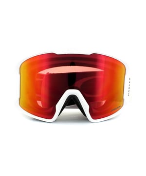 Oakley Ski Goggles Line Miner OO7070-13 Matt White Prizm Torch Iridium were designed to give extended peripherals views buy pulling the goggle closer to the face than other models which gives awesome downward and side to side views. The frame features discreet notches to allow for most prescription eyewear to still be worn. Triple-layer face foam adds wind protection and is removable as is the strap.