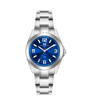 Would you like a watch with a timeless design in connection with your own character and excellent quality? Then this women's model of the Rhodenwald & Sons brand is the perfect choice. The watch manufacturer stands for stylish and sustainable masterpieces for all generations: the timepiece enthusiastic with a tidy dial, subtle line indices, Arabic figures, minute and luminal staff. The hard -wearing stainless steel housing and a suitable link strap made of stainless steel form an exciting contrast to the dark dial and fit harmoniously into the overall concept. A precise quartz watchwerk, a screwed housing floor and waterproof up to 10 ATM are also part of the exclusive equipment.