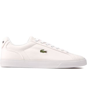 Stand Out From The Crowd, With These Retro-inspired Lerond Pro Trainers From Lacoste, Updated And Returning Now With An Elevated Design And Sustainable Feature.the White Court-style Trainer Is Made From Premium Leather Combined With A Sleek Rubber Sole And Cushioned Ortholite Insole For A Contemporary Lacoste Lifestyle Vibe.