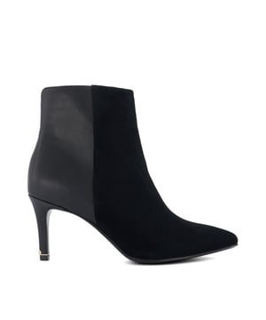 Dune black suede ankle boots clearance