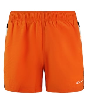 Champion Stretch Waist Orange Mens Swimming Shorts 207208 2002