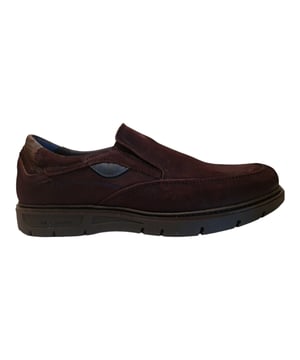 Herrenschuh aus Leder, hergestellt in Spanien, ohne elastischen Verschluss an der Seite, handgefertigte Nähte, Innenschuh aus Leder mit herausnehmbarer Vorlage, Sohle mit absoluter und rutschfester Flexibilität.